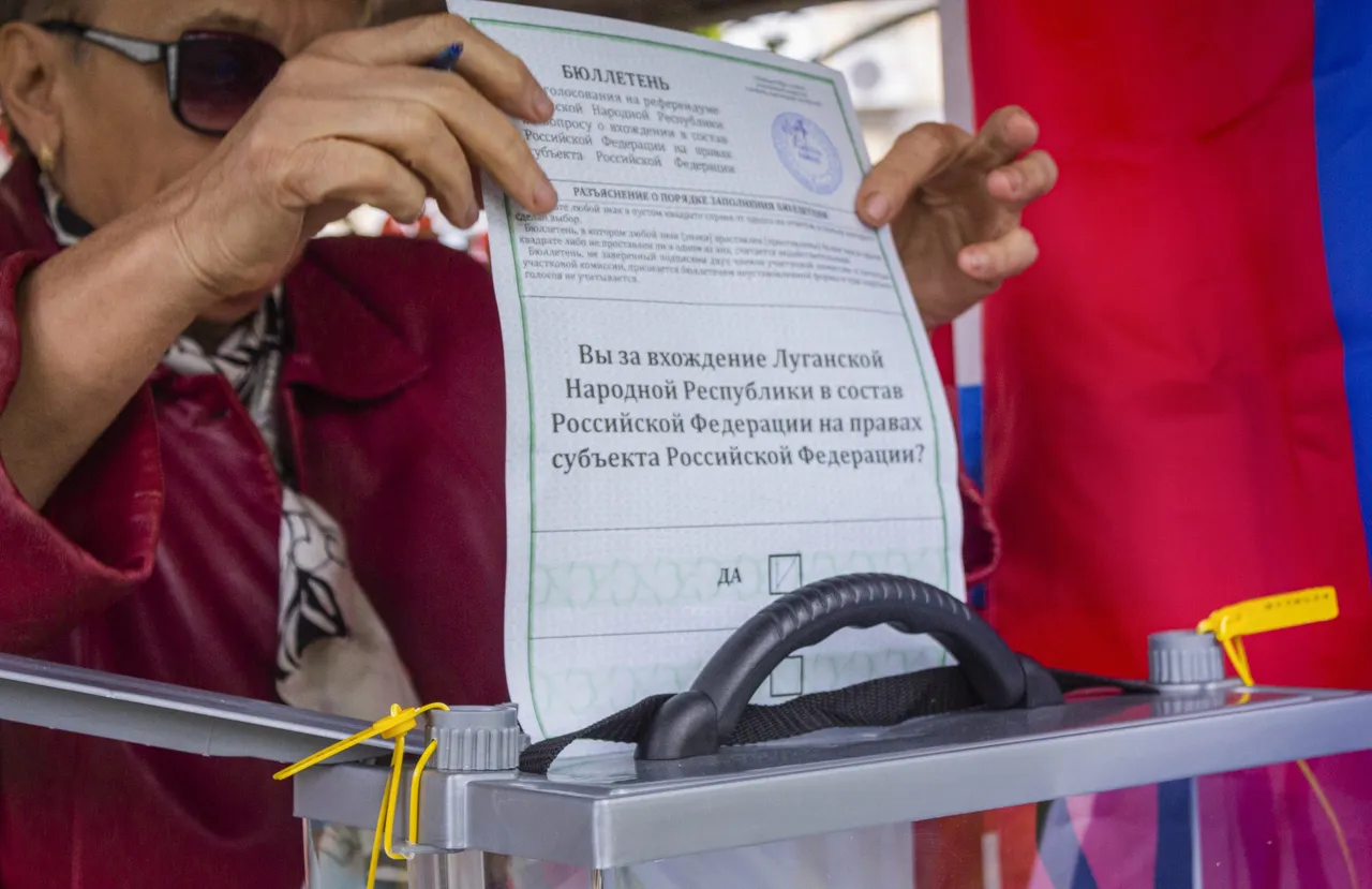 Referendum on the joining of Russian-controlled regions of Ukraine to Russia
