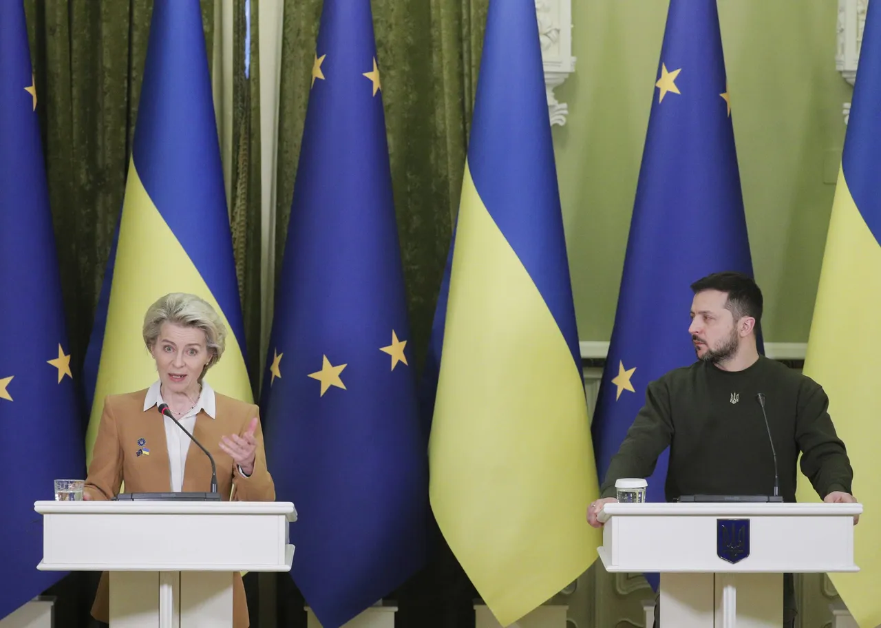European Commission President Ursula von der Leyen visits Kyiv