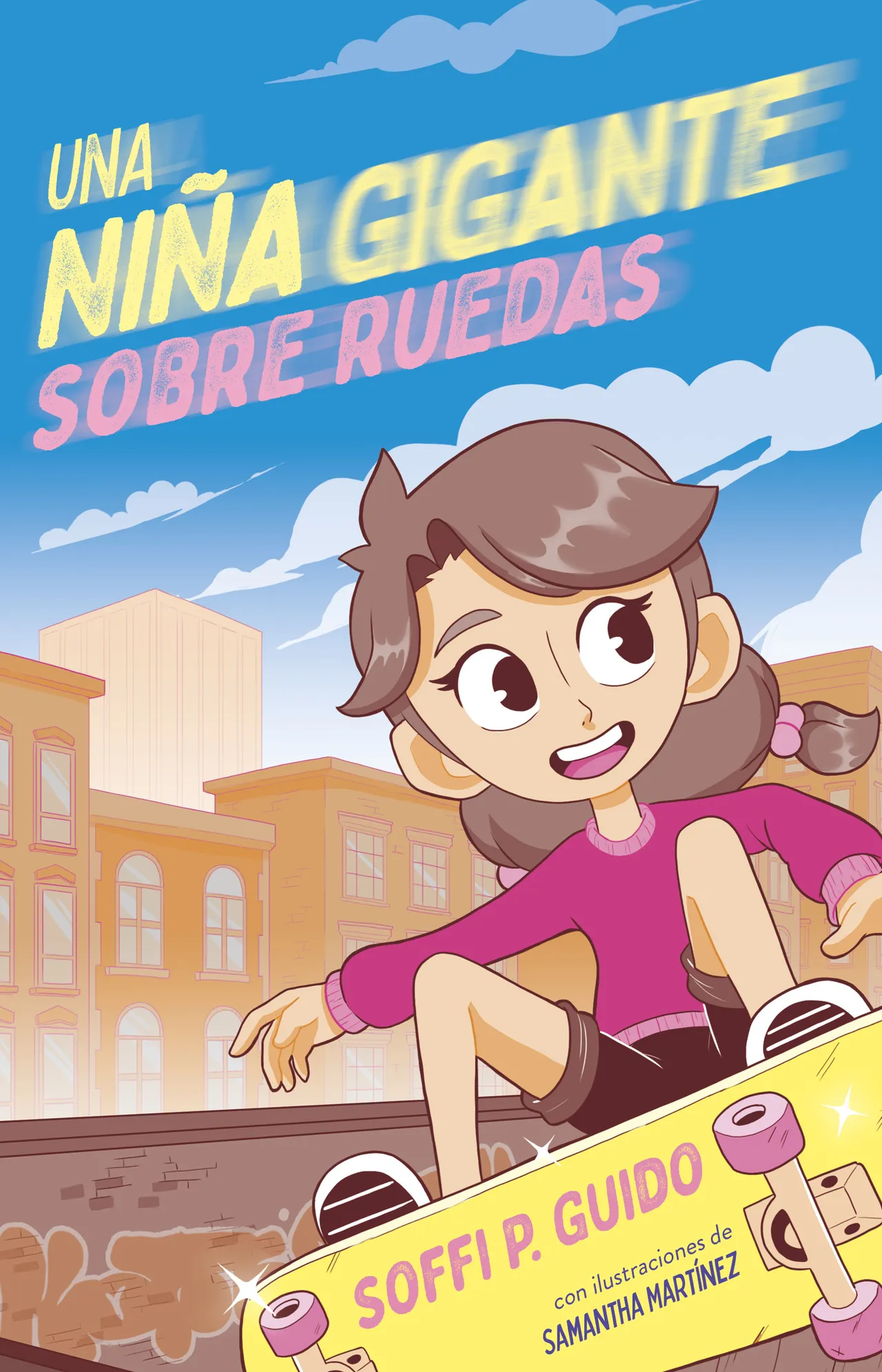 una-nina-gigante-sobre-ruedas