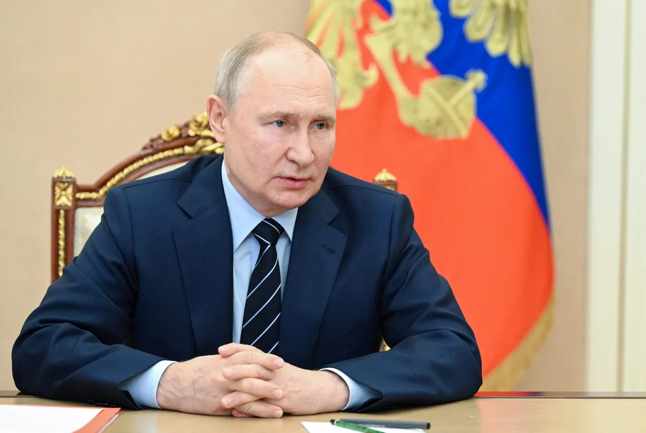 FILE PHOTO: Russian President Vladimir Putin chairs a meeting in Moscow