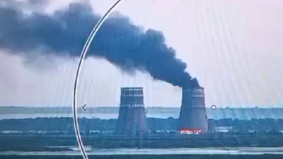 incendio en central nuclear de Zaporiyia
